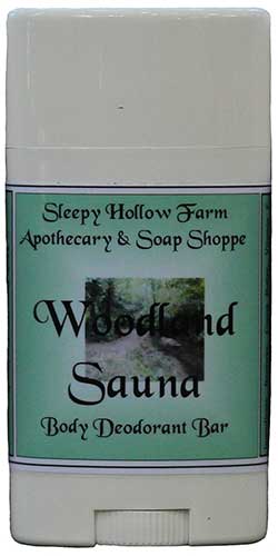 Woodland Sauna Body Deodorant Bar 2.5 oz.