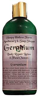 Geranium Moisturizing Lotion 8 oz.