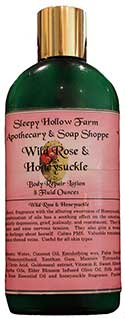 Wild Rose & Honeysuckle Moisturizing Lotion 8 oz.