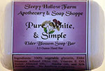 Pure, White, & Simple Moisturizing Soap Bar 3.5 oz.